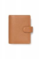 Filofax Norfolk Pocket Ringbind Almond i fuldnarvet l&aelig;der