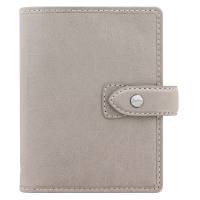 Filofax Malden kalenderomslag l&aelig;der Pocket Stone