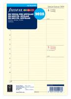 Filofax 2025 kalender refill A5 med en uge pr side lodret