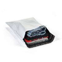 Office forsendelsesposer med dobbelt lukning PE 230x325mm hvid