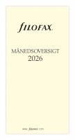 Filofax 2026 refill med månedsoversikt Personal