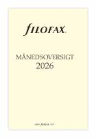 Filofax 2026 månedsoversikt Pocket Dansk