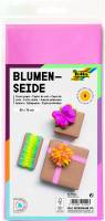 Silkepapir 50x70cm 20g/m² foldet til 125x250mm lyserød, 5 ark