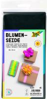 Silkepapir 50x70cm 20g/m² foldet til 125x250mm sort, 5 ark