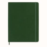 Moleskine notesbog Classic soft linieret XL 19x25cm grøn