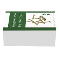 Paperbinders 25mm guldfarvet, 100 stk pr pakke