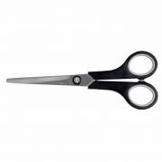 Office saks med soft gummi greb 17 cm sort