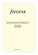 Filofax 2026 m&aring;nedsoversikt Pocket Dansk