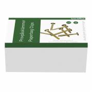 Paperbinders 35mm guldfarvet, 100 stk pr pakke