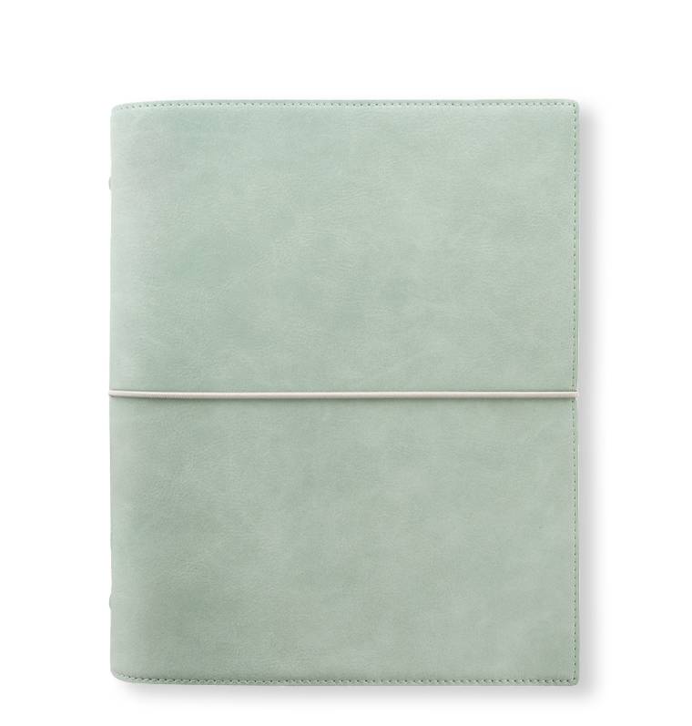 Filofax Domino Soft kalenderomslag l&aelig;derlook A5 Seagrass