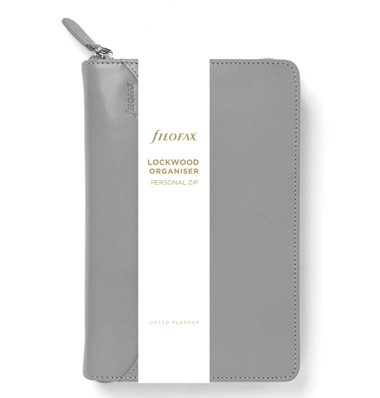 Filofax Lockwood Zip systemkalender Personal gr&aring;