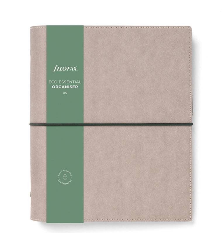 Filofax Eco Essential A5 systemkalender askegr&aring;