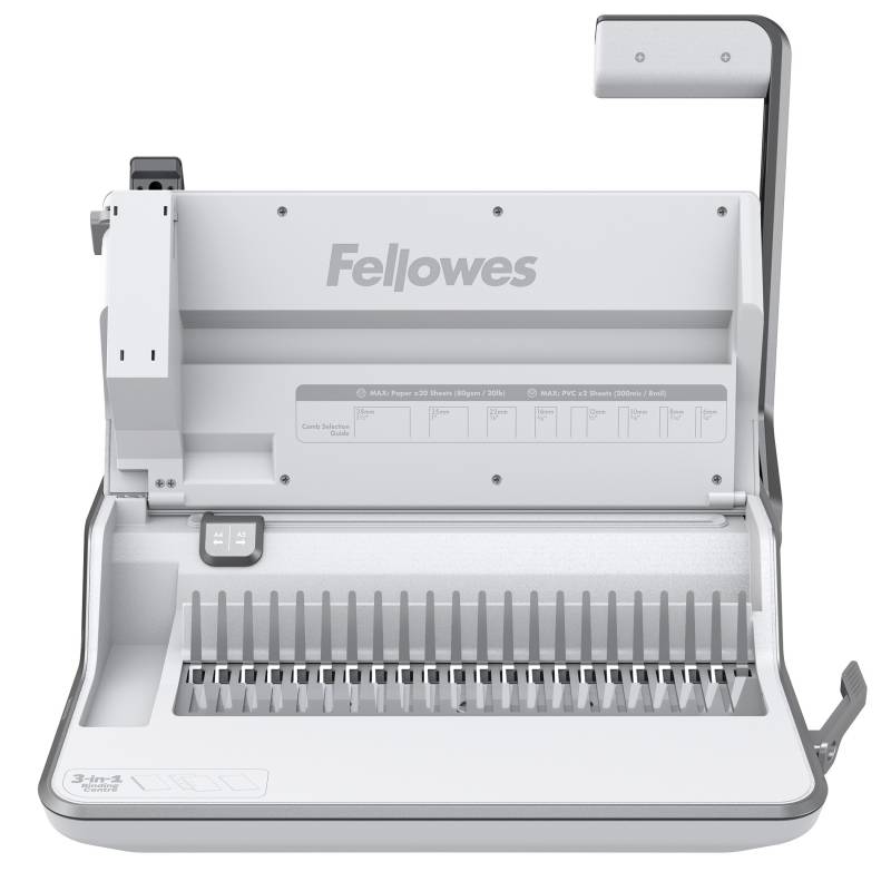 Fellowes LYRA 3-i-1 indbindningsmaskine hvid