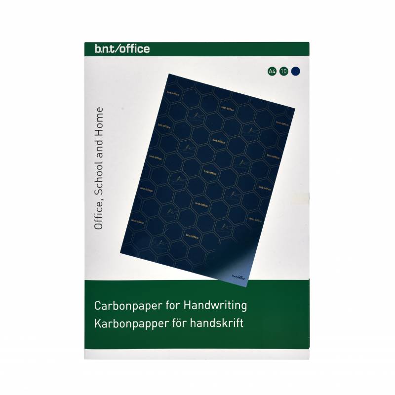 Carbonpapir gennemslagspapir A4 10 stk pakke, Blå