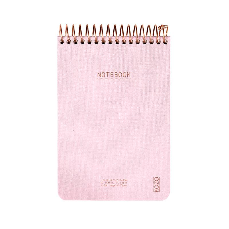 KOZO Notesbog A6 Premium Dusty Pink