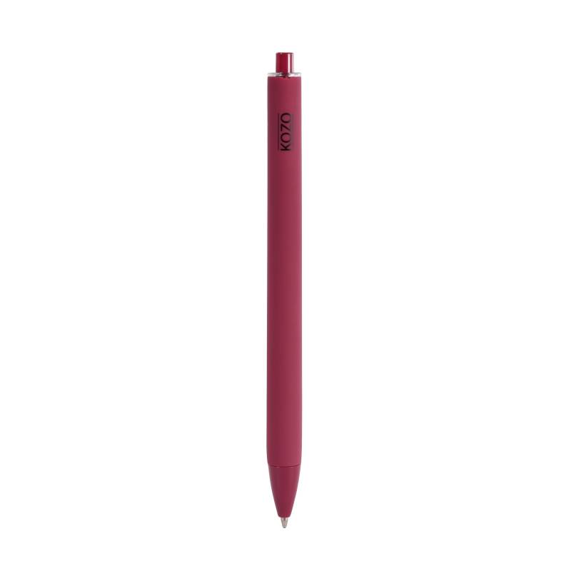 KOZO kuglepen 0,7mm med soft touch pink