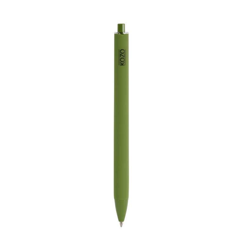 KOZO kuglepen 0,7mm med soft touch gr&oslash;n