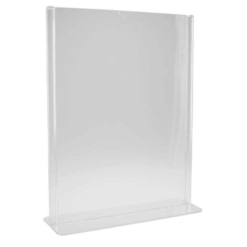 Brochuredisplay A4 T-form til bord klar