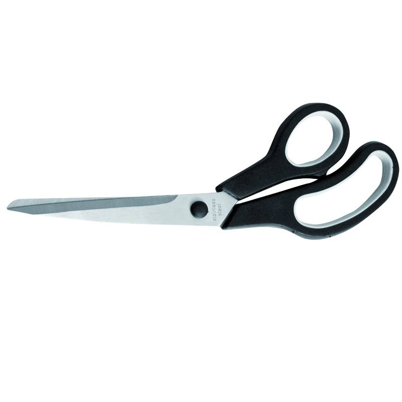 Office saks 255mm med soft greb sort