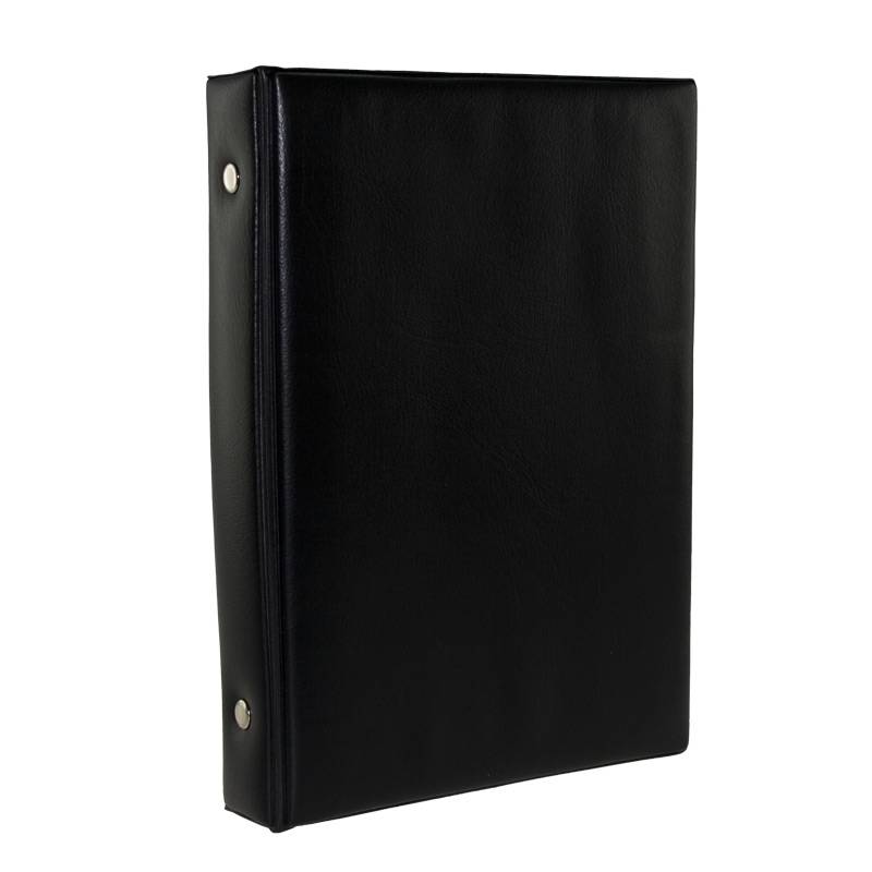 Telefon- & visitkortringbind 145x200mm sort