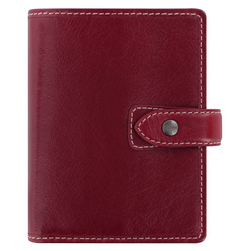 Filofax Malden kalenderomslag l&aelig;der Pocket burgundy