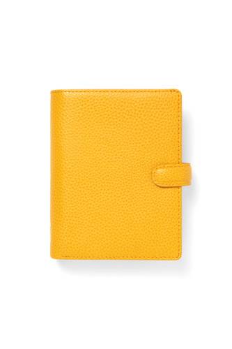 Filofax Finsbury Ringbind Pocket Gul Karakteristisk og elegant ringbind