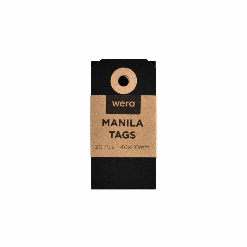 Wera manillam&aelig;rker 40x80mm FSC sort