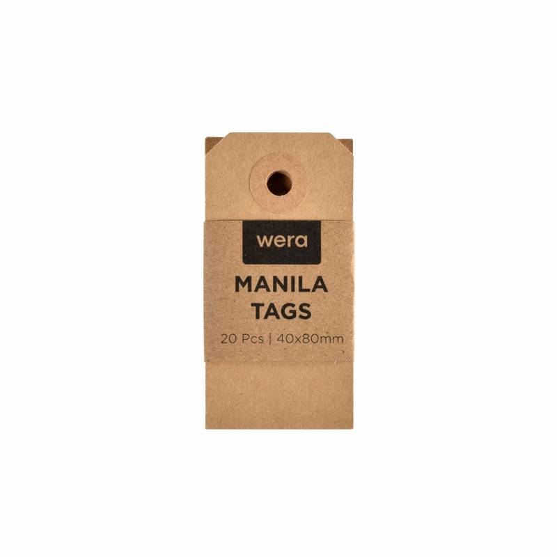 Wera manillam&aelig;rker 40x80mm FSC beige