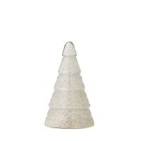 Bloomingville Emilius Dekotr&aelig; Genanvendt Glas H23,5cm hvidklar