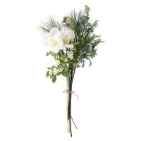 Bloomingville Kristin Buket Kunstige Blomster 105cm h&oslash;j hvid-gr&oslash;n