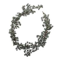 Bloomingville cedar guirlande kunstige blomster gr&oslash;nne nuancer