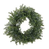 Bloomingville Juniper stor  Krans &Oslash;55cm Kunstige Blomster Gr&oslash;n