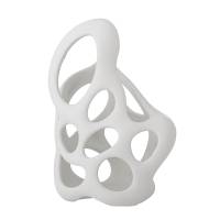 Bloomingville Chanet Deko i Polyresin abstrakt skulpturel form hvid