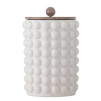 Creative Collection Madge Krukke med l&aring;g Stent&oslash;j H27,0cm Hvid