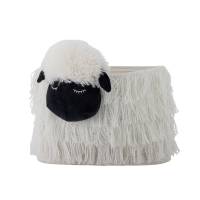 Bloomingville MINI Dolly kurv i polyester hvid
