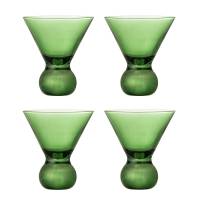Bloomingville Corliss Cocktailglas Glas Gr&oslash;n