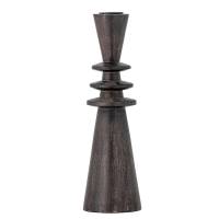 Bloomingville Armel Lysestage H26cm Mangotr&aelig;  Sort