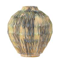 Creative Collection Tavern Vase 20,5cm Stent&oslash;j med bl&aring;t farvespil