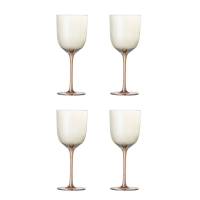 Bloomingville Aston Vinglas Glas 35cl Bronze farvet perlemorssk&aelig;r