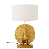 Creative Collection Peacock Bordlampe Polyresin Guld
