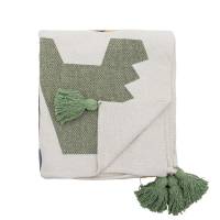 Bloomingville MINI Memmo Plaid flerfarvet i genanvendt Bomuld