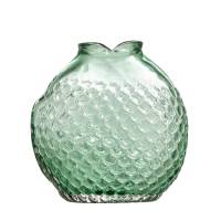 Creative Collection Bree Vase 15,5cm mundbl&aelig;st i gr&oslash;nt glas