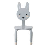 Bloomingville MINI Marle stol MDF gr&aring; kanin