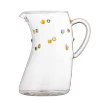 Bloomingville Thalia Kande 1,3L i Glas klar med prikker