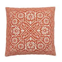 Bloomingville Madita Pude Bomuld 40x40cm R&oslash;d m&oslash;nstret