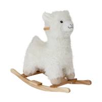 Bloomingville MINI Kinto Lama gyngehest 65 cm hvid