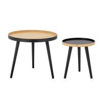 Bloomingville Cappuccino Sofabord Sort i Bambus, 2 stk
