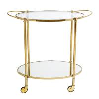 Bloomingville Fine Barbord i glas Guld