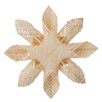 Bloomingville Hani Stjerne 55cm bambus naturfarvet