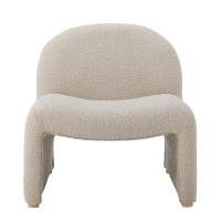 Bloomingville Neel Loungestol Plywood naturfarvet boucl&eacute;